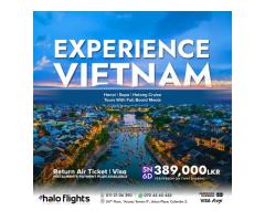 Vietnam Tour Package from Sri Lanka with Halo Flights