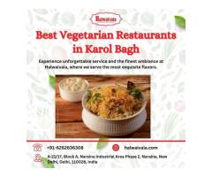 Best Vegetarian Restaurants in Karol Bagh