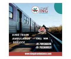 Use King Train Ambulance Service in Kolkata with a Modern Ventilator System