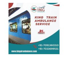 Use King Train Ambulance Service in Patna  with a state-of-the-art ICU Setup