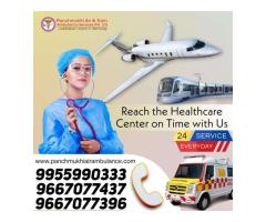 Take Panchmukhi Air Ambulance Services in Bhubaneswar at Low Transportation Fare