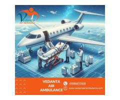 With Advanced ICU Setup Book Vedanta Air Ambulance Service in Jamshedpur