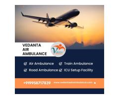 With Life-Saving ICU Setup Book Vedanta Air Ambulance Service in Ranchi