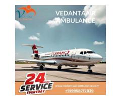 For Emergency and Care Relocation of Patients Book Vedanta Air Ambulance Services in Ranchi