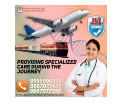 For Superb Medical Care Choose Panchmukhi Air Ambulance Services in Dibrugarh