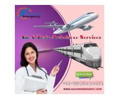 For Swift Patient Transfer Choose Falcon Train Ambulance Services in Guwahati