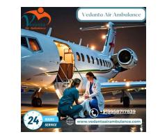 Book Vedanta Air Ambulance Service in Allahabad with Capable Healthcare Support