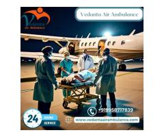 Take Advanced Vedanta Air Ambulance Service in Siliguri with Life-Saving Medical Machine