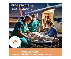 Avail of Top-grade Vedanta Air Ambulance Service in Dimapur with Advanced Medical Team