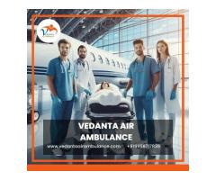 Vedanta Air Ambulance in Patna with World-class Remedial System