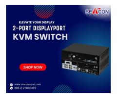 Manage data securely, efficiently with Multiview KVM switch.