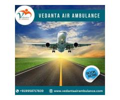 Obtain Vedanta Air Ambulance from Delhi with Matchless Healthcare Facility