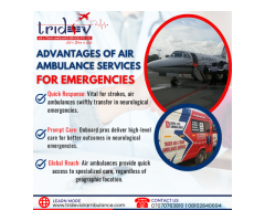 Tridev Air Ambulance Services in Delhi - Expert In Patient Transfer