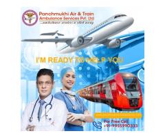 Get Panchmukhi Train Ambulance Service in Patna with the Best ICU Facility