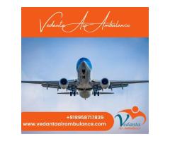 Obtain Vedanta Air Ambulance in Cooch Behar with Essential Medical Facility