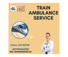 Book King Train Ambulance Service In Guwahati For Immediate Transport