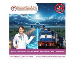 Panchmukhi Train Ambulance Service In Guwahati Offers Bed To Bed Patients Transfer